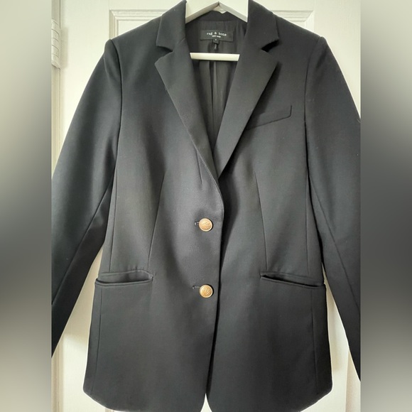 Rag and Bone black Charles boyfriend blazer in excellent condition. - Picture 2 of 5